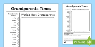Don't let the hard work and sacrifices made by the matriarch and patriarch of your family go unnoticed. Grandparents Day Newspaper Gift Card Template Teacher Made