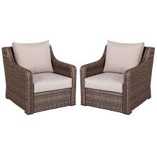 Free 2 Day Shipping Buy Better Homes Gardens Hawthorne Park Set Of 2 Chairs Outdoor Wicker Lounge Chairs Wicker Lounge Chair Affordable Outdoor Furniture