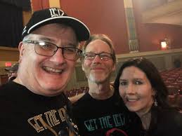 Preshow dinner and waiting for the show