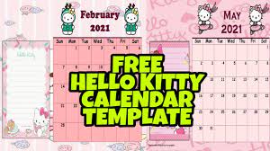 The best of free printable 2021 yearly calendar templates available in editable word format. How To Make Hello Kitty Calendar Planner Using Ms Publisher Easy Tutorial Free Template Youtube