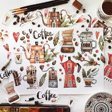 ку ку ку ку ку ку ку ку ку ку Ku Ku Illyustraciya Dlya Kofemanov Vseh Mastej Gotova Ya By Eshe Vintazhnyh Kofemolok Byvalyh K Watercolor Christmas Cards Pretty Artwork Cute Drawings