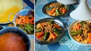 Couscous Tfaya Au Poulet Et Oignons Caramelises Youtube