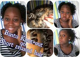 Bantu knots are a protective hairstyle where the hair is sectioned, twisted and wrapped around the base continuously to form a knot like appearance stacked on each other. 12 How To Bantu Knot Out On Short Relaxed Hair Youtube