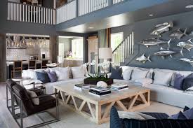 The soft color works with the bright natural light. Blue Gray Living Room Ideas Photos Houzz