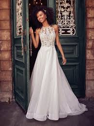 Zoe Saldana Evening Party Dresses Lace Sleeveless Tulle Mesh Wedding Banquet Dress Prom Gowns Robe De Soiree In 2020 Modest Wedding Dresses Wedding Dresses Wedding Dresses Lace