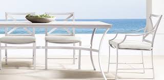 Carmel White Home Decor Outdoor Dining Table Decor