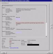 Storefront Logon Error Incorrect User Name Or Password