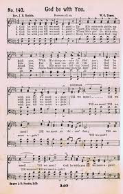 God Be With You Hymn Music Hymns Lyrics Hymn Sheet Music