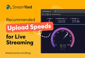 However, you won't encounter problems when streaming or playing the game. Recommended Upload Speeds For Live Streaming