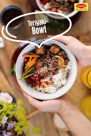 Teriyaki Bowl Rezept Lebensmittel Essen Teriyaki Essen Ideen