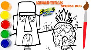 Agar gambar tambah lebih indah, kita bisa memberikan latar belakang pada gambar. Kami Menggambar Dan Mewarnai Rumah Spongebob Dan Squidward Tentakel Cat Color Youtube