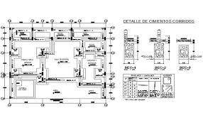 Detail Of Foundation Run Dwg File Foundation How To Plan Detail
