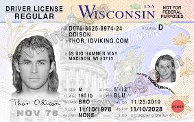 Poor fake id psd template fake id template fake : Wisconsin Wi Drivers License Psd Template Download Idviking Best Scannable Fake Ids