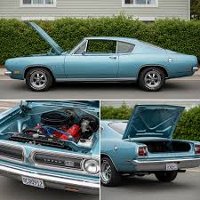 Image result for Frost Blue 1968 Barracuda