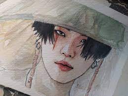 We earn a commission for products purchased through some links in this article. Agust D Watercolor Painting Army S Amino