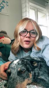 Just a girl and her blue heeler ❤️#fyp #foryoupage #heeler