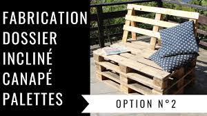 À la maison nous n'avons pas de canapé à proprement parler ! Fabrication D Un Dossier Incline Pour Un Canape En Palette Option 2 Youtube