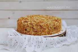 Торт слоеный наполеон, пошаговый рецепт. Tort Napoleon Mary Bakery
