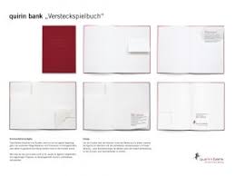 Schmidt gründete die quirin bank um die alte verklausulierte bankenwelt, wieder mal im interesse des kunden, aufzubrechen. Quirin Bank Versteckspielbuch If World Design Guide