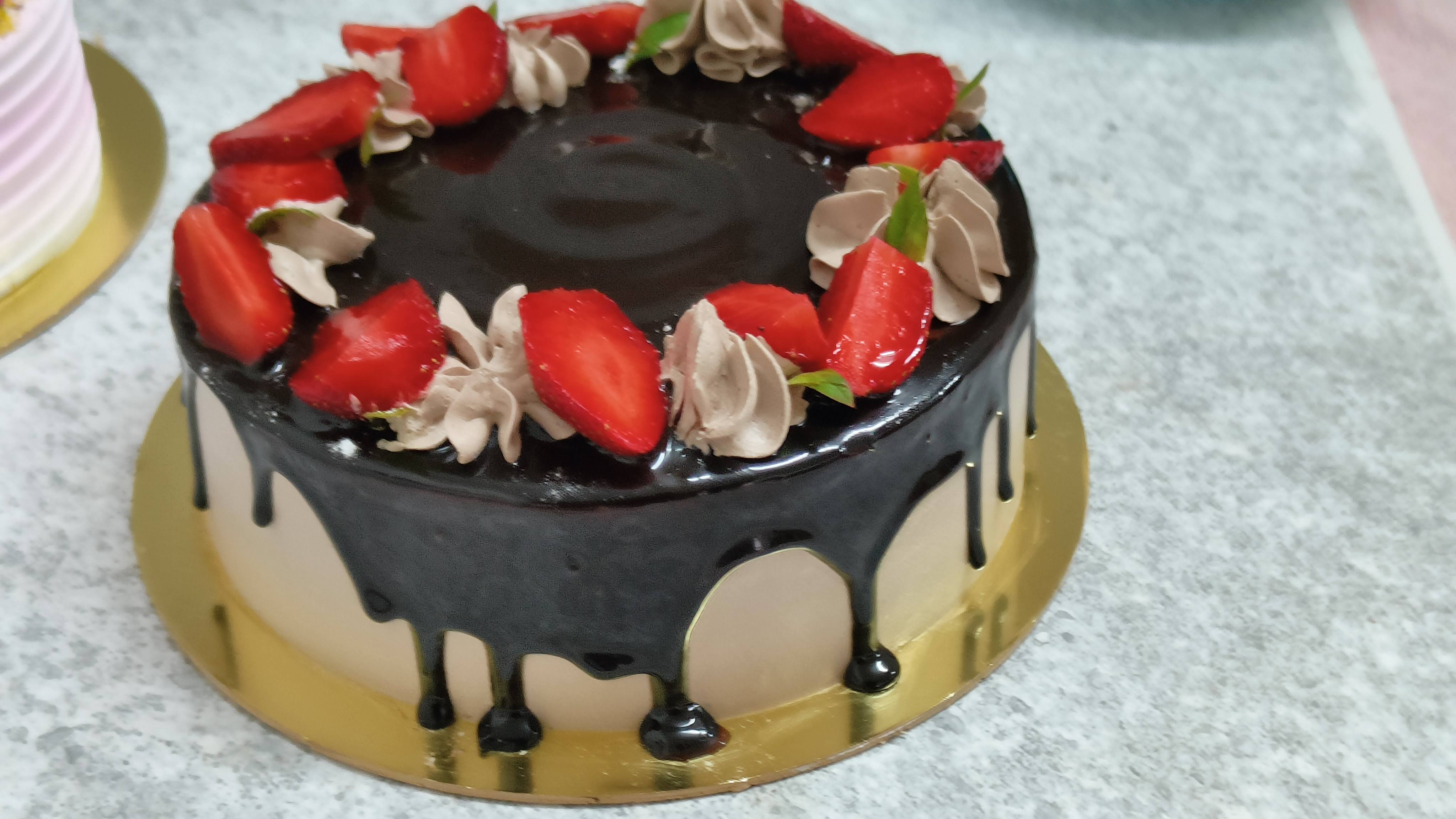 Fresh Strawberry chocolate cake product image