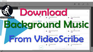 How To Download Background Music From The Videoscribe Audio Library Youtube