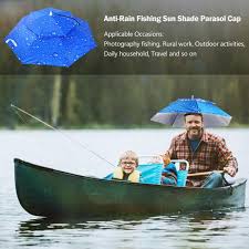 Umbrella is used and in fair condition. Portable Foldable Head Umbrella Hat Anti Rain Outdoor Camping Hiking Fishing Sun Shade Parasol Brolly Cap Head Umbrella Hat Blue Umbrella Accessories Aliexpress