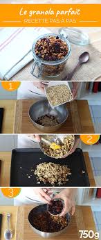 Recette Granola Maison Au Chocolat En Video Recette Recette Granola Maison Alimentation Granola Maison