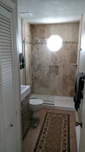 Finished Small Bathroom Re Do Replaced Tub Shower With Walk In Ceramic Shower Base From Bootz Tra Bathroom Floor Plans Bathroom Design Small Simple Bathroom