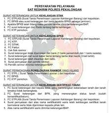 Surat pernyataan kehilangan stnk, bpkb, sim. Facebook