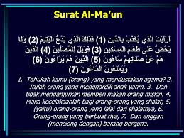 Doa melihat bencana dan musibah lengkap arab latin dan artinya. Arti Surat Al Maun Ayat Ke 4 Gallery