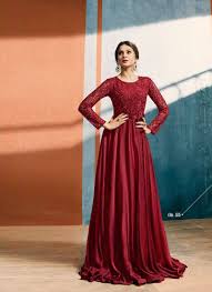 Red Designer Indian Evening Gown Miraamall Usa Uk Canada Indian Evening Gown Red Evening Gowns Pakistani Wedding Dresses