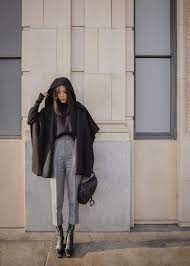Layer Now Cape And Knits Korean Winter Outfits Winter Layering Outfits Korean Outfits