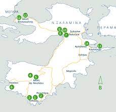 Η σαλαμίνα, γνωστή από την αρχαιότητα και ως κούλουρη. Salamina