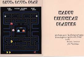 Video Game Birthday Card Inside Video Games Birthday Birthday Cards Cards