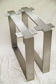 stahl tischkufen edelstahl metallbau stelzer tischkufen edelstahl stahltisch metallbau