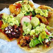 · easy fish tacos with lime crema: Ixtaco Taqueria El Monte California Restaurant Happycow