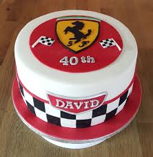 Ferrari Theme Birthday Cake Ferrari Cake Cake Racing Cake