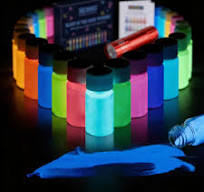 Glow in The Dark Powder 12 Colors Epoxy Resin Dye Luminous Pigment Powder  Safe Long Lasting for Fine Art, DIY Nail Art, Epoxy Resin Colorant, DIY ...