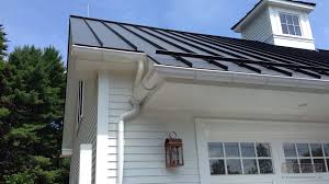 Galvanized is made from steel coated with zinc, which makes it more resistant to corrosion. Metal Roof With Gutters Online Roof Design