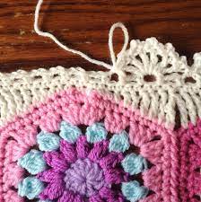 Treble Scallop Edging Free Pattern Cypress Textiles Crochet Edging Patterns Crochet Hexagon Crochet Hexagon Blanket