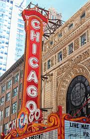 Maybe you would like to learn more about one of these? The Chicago Theater Marquee Matted Print