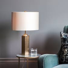 Modern american hotel villa model room living room bedroom bedside led table lamp. Stem Table Lamp Gold Tigermoth Lighting