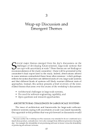 Your overall aim is to show the reader exactly what your research has contributed and why they should care. 3 Wrap Up Discussion And Emergent Themes Summary Of A Workshop On Software Intensive Systems And Uncertainty At Scale The National Academies Press