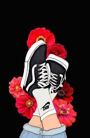 Aesthetic Black And Pink Roses Flower Vans Shoes Nike Pink Rose Black Aesthetic Flower Gardenia Red Bleu Jeans Black Aesthetic Wallpaper Aesthetic Iphone Wallpaper Cute Backgrounds For Iphone