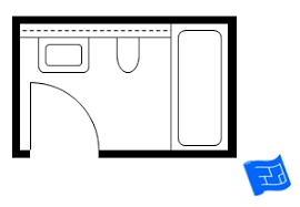 There are standard rules that guide if you need a bathroom plan with a generous layout, then this 48 square feet bathroom plan will these are just a few bathroom design ideas you can implement depending on the size of your space. Small Bathroom Floor Plans