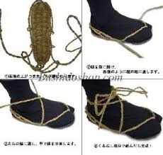 Waraji 27cm Chaussure Traditionnelle Japonaise De L Ancien Japon Japanese Outfits Fashion Design Collection Costumes Japan