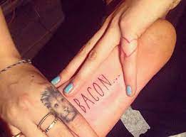 The finger tattoo is quite the trend in celeb land: A Complete Guide To Cara Delevingne S Tattoos And Their Meanings Grazia