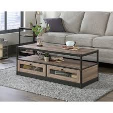 Coffee and side tables provide functional surfaces and accentuate your living space. Sauder Salt Oak Coffee Table Wayfair