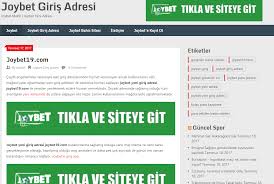 Joybetgirisadresi Com Joybet Giris Joybet Reklam Iletisim