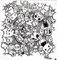 All skill levels are welcome: Doodles Monsters Ausmalbilder Kunstbilder Zeichnungen